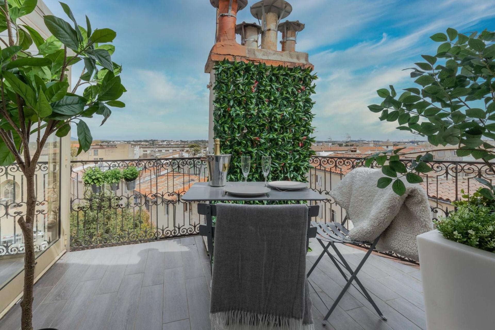 شقة La Terrasse, Vue Sur Les Toits De مونبيلييه المظهر الخارجي الصورة