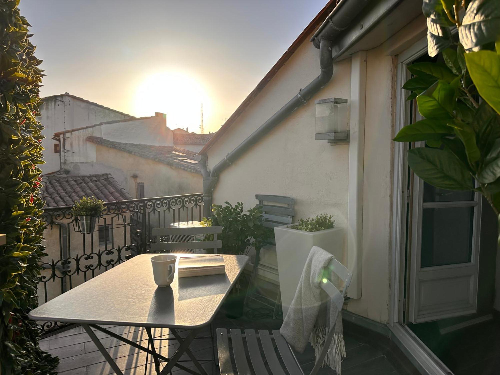 شقة La Terrasse, Vue Sur Les Toits De مونبيلييه المظهر الخارجي الصورة